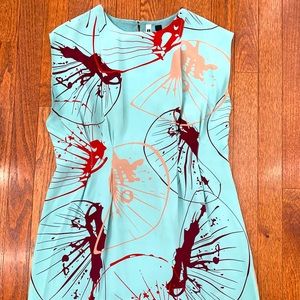 Anthro Sariah Silk Dress